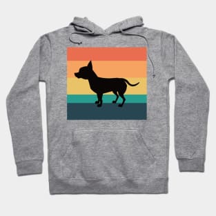 Chihuahua Dog Vintage Sunset Hoodie